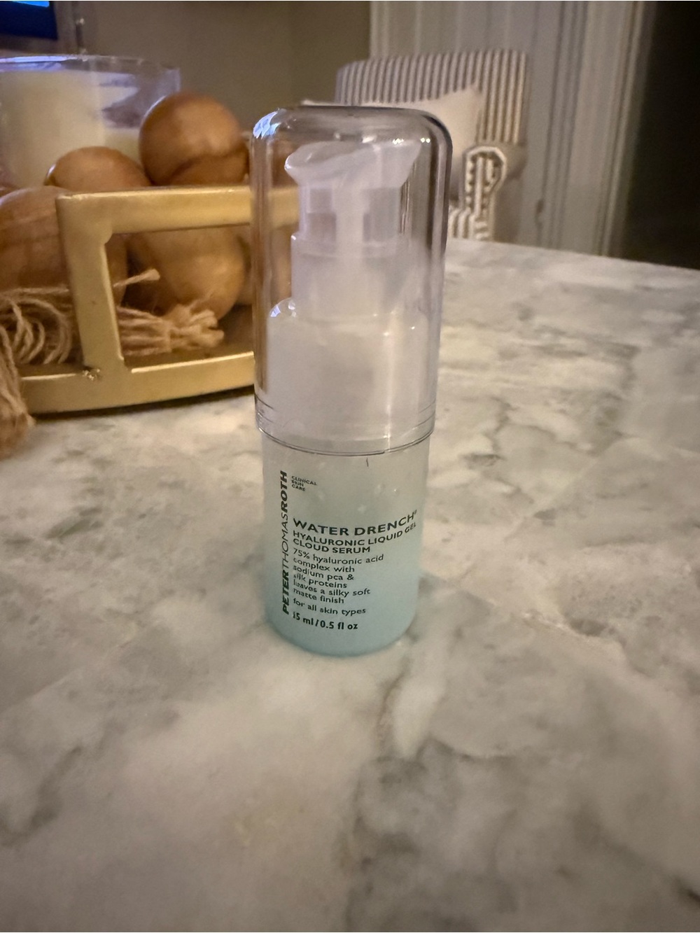 Peter Thomas Roth Light Blue Hydrating Serum Pump Bottle